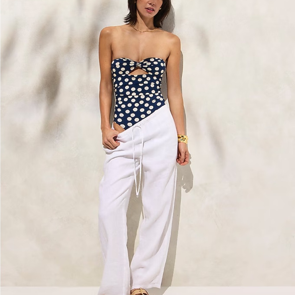 Polka dot swimsuit